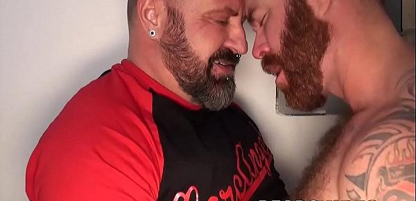 Daddies Marc Angelo and Zack Acland make out before stuffing